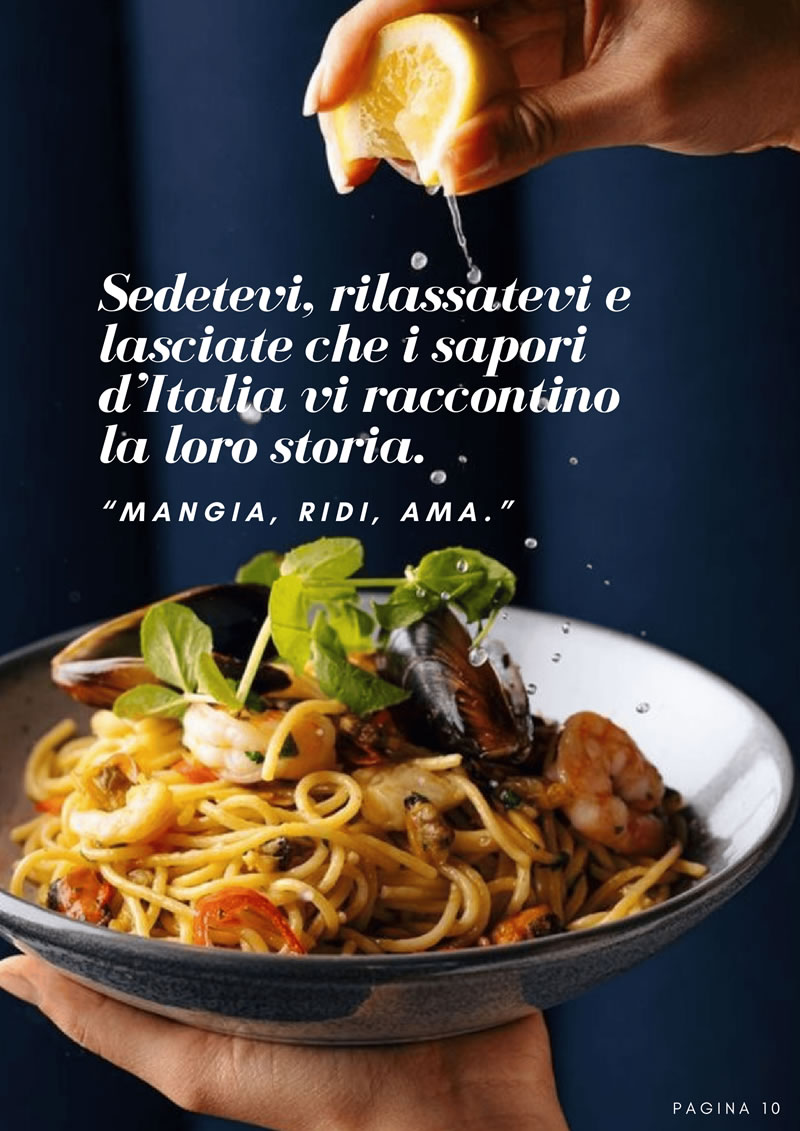 menukaart bij giuseppe 10