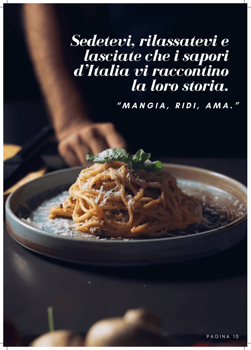 menukaart bij giuseppe 10